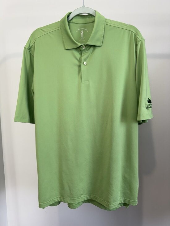 Fairway & Greene Other - Fairway & Greene Golf Polo Men's Large Green Blue Hill CC Solid